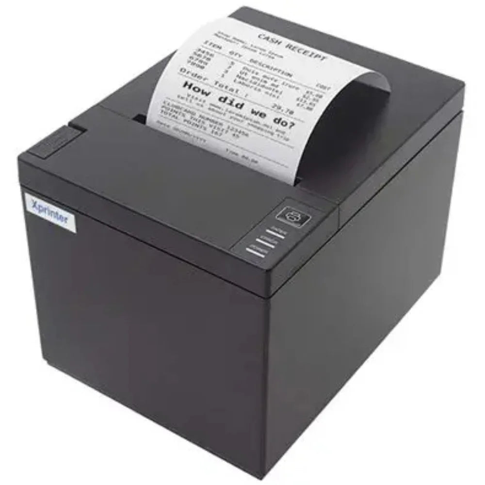 طابعة إيصالات Xprinter XP-Q807K – طابعة حرارية 80مم USB وشبكة LAN