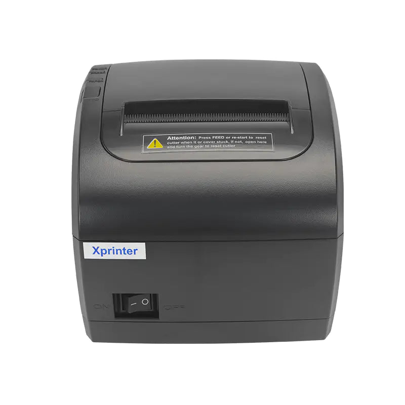 طابعة إيصالات Xprinter XP-Q838L – طابعة حرارية 80مم USB وLAN عالية الأداء