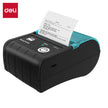 Deli S421 طابعة إيصالات محمولة - 203dpi، بلوتوث، USB، ورق 48مم