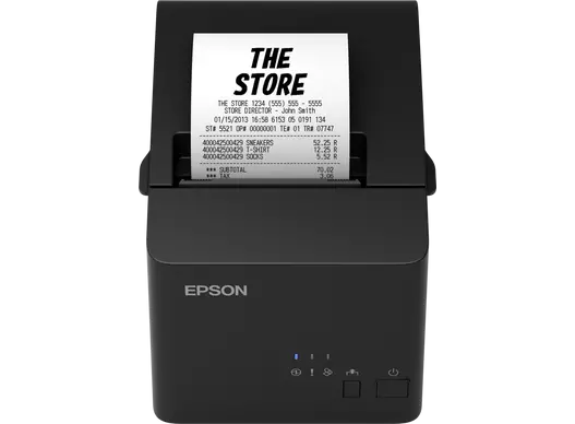 طابعة إيصالات حرارية إبسون TM-T20X مقاس 80 مم - USB وإيثرنت