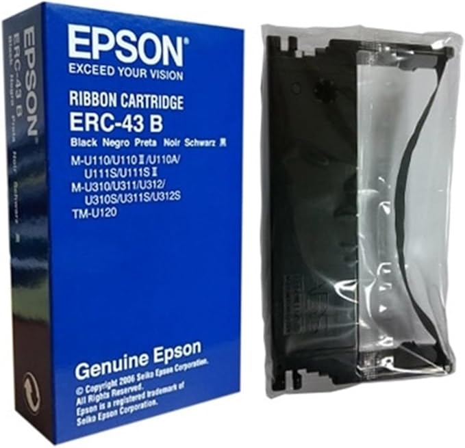 Epson ERC43B Black Ink Ribbon - C43S015461