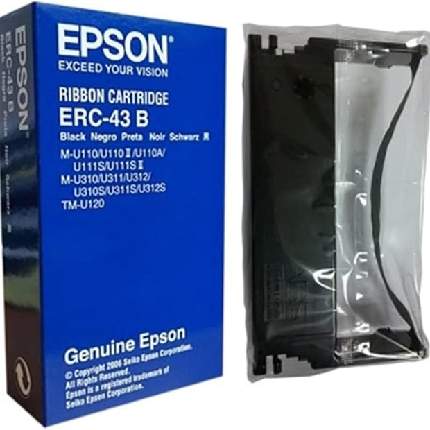 Epson ERC43B Black Ink Ribbon - C43S015461