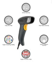 Syble XB-6221 2D Wired Barcode Scanner - Professional POS