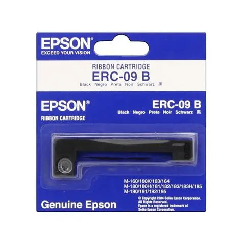 Epson ERC09B Ink Ribbon - Ink Cartridge for HX-20, M-160, M-180, and M-190 Printers