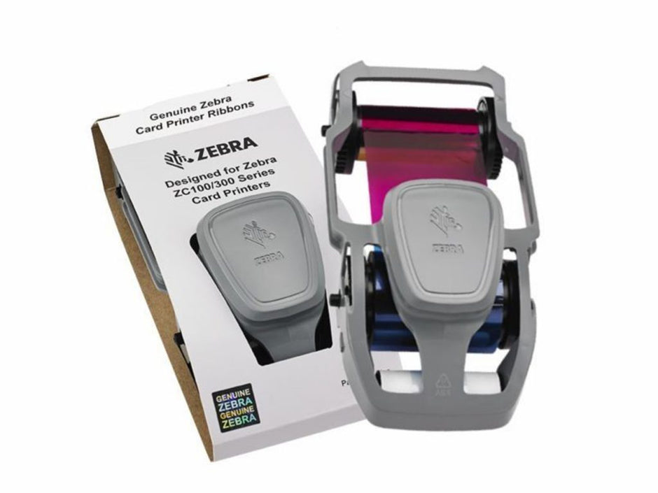 شريط حبر Zebra YMCKO لطابعات ZC100/ZC300 - 300 صورة - 800300-255EM
