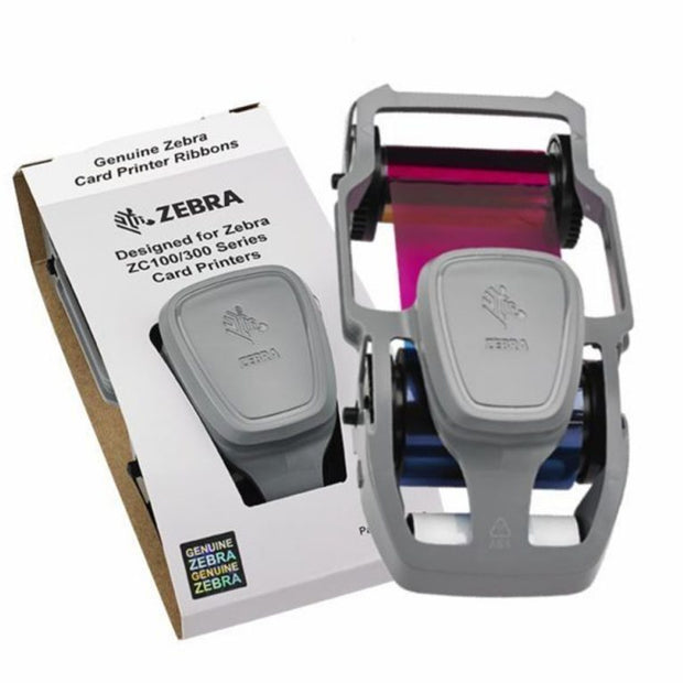 شريط حبر Zebra YMCKO لطابعات ZC100/ZC300 - 300 صورة - 800300-255EM