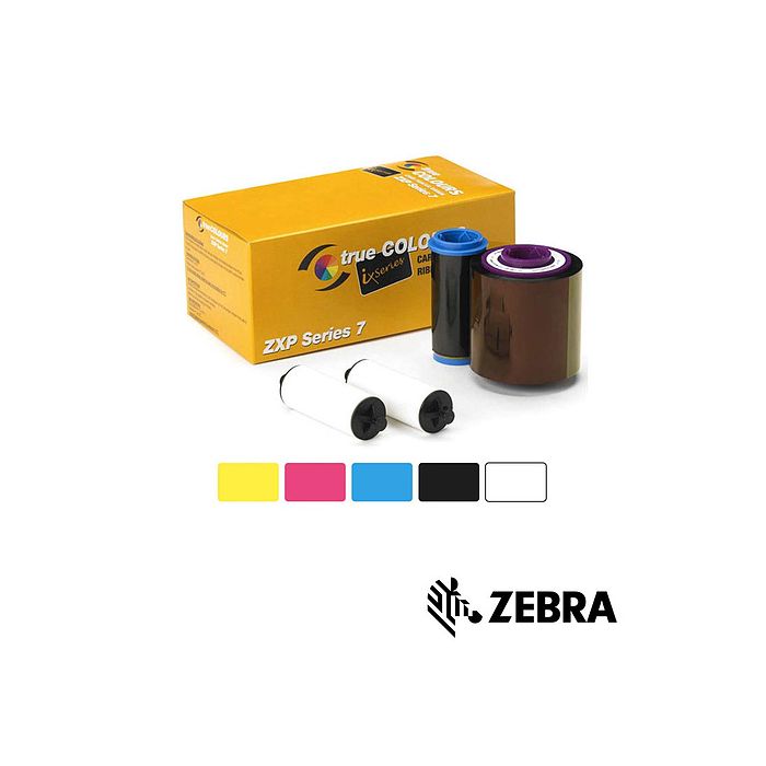 شريط حبر ألوان Zebra ZXP7 - 750 صورة - 800077-742EM