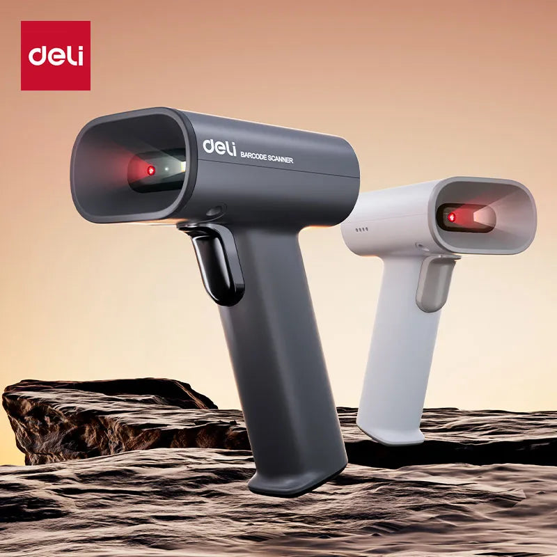 Deli ES228 2D Wired USB Barcode Scanner