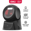 Deli S231 Desktop 2D Wired USB Barcode Scanner - Black