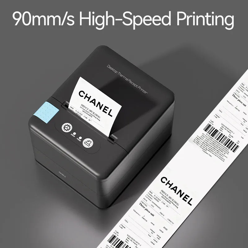 Deli S380P Thermal Receipt Printer 80mm - 203dpi and 200mm/s USB