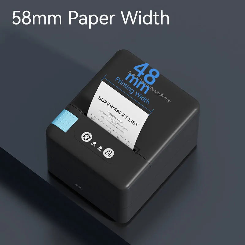 Deli S380P Thermal Receipt Printer 80mm - 203dpi and 200mm/s USB