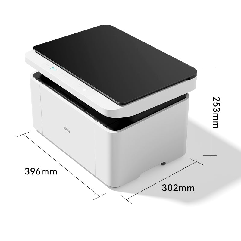 Deli M1820W-GL طابعة ليزر متعددة الوظائف - طباعة/نسخ/مسح ضوئي WiFi 20 صفحة في الدقيقة