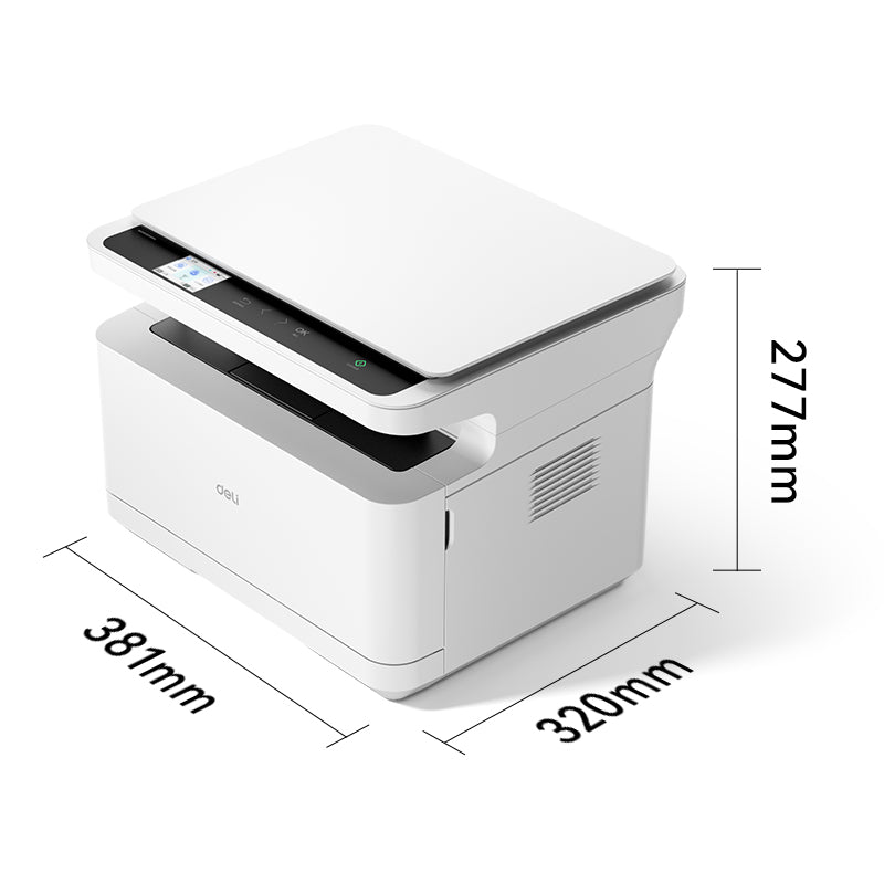 Deli M2000DNWs-GL طابعة ليزر متعددة الوظائف - على الوجهين وشبكة لاسلكية 28 صفحة في الدقيقة