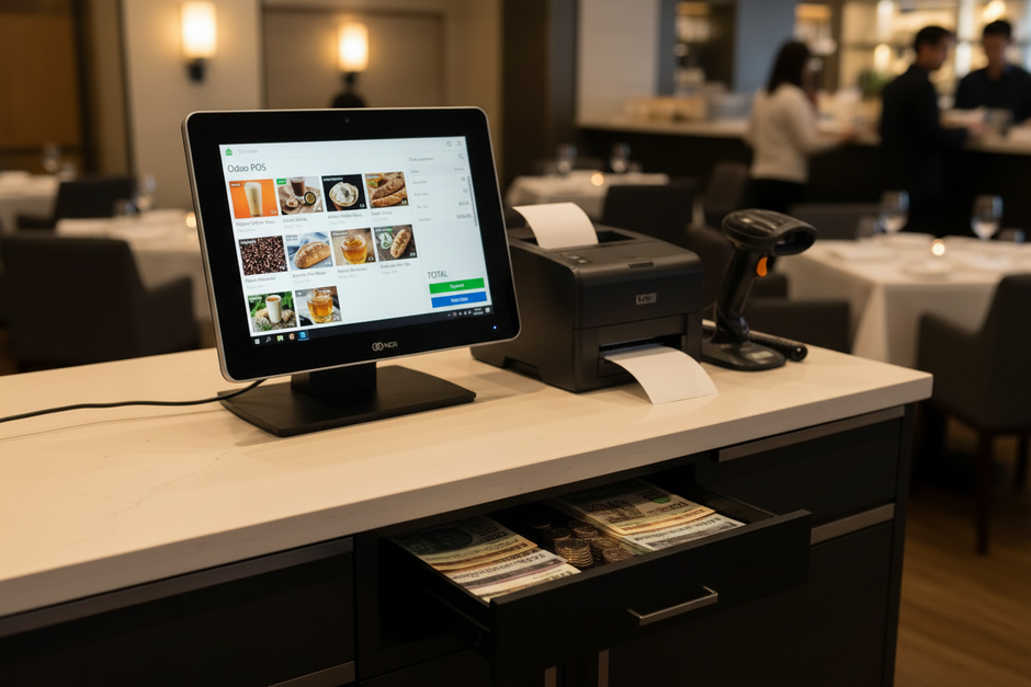 NCR RX7 Touch POS – Restaurant Setting
