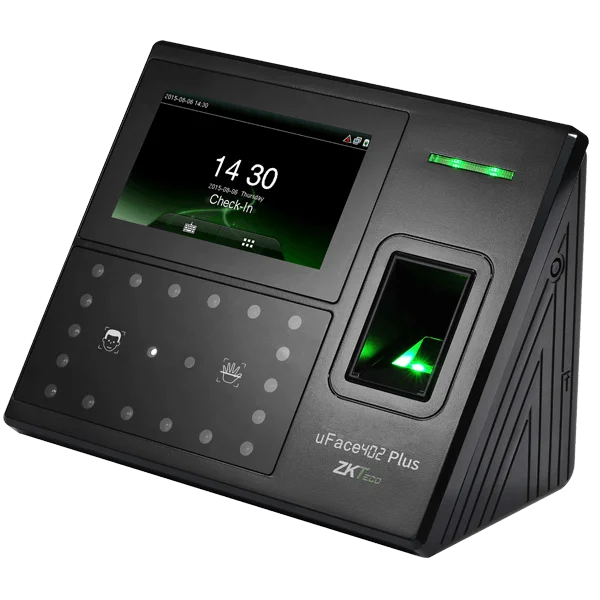 جهاز بصمة الوجه والبصمة ZK UFace 402 - حضور وانصراف احترافي